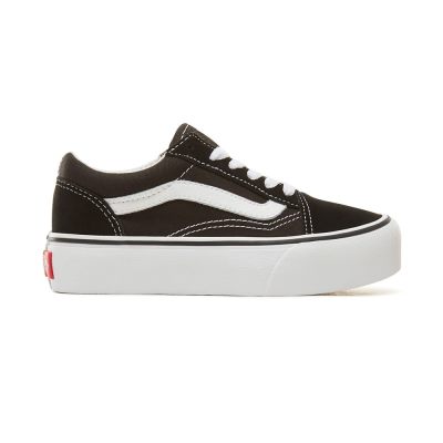 Vans Old Skool Platform - Çocuk Spor Ayakkabı (Siyah)